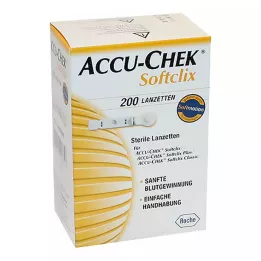 ACCU-CHEK Softclix lansetid, 200 tk