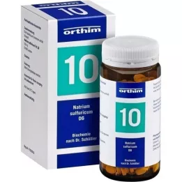 BIOCHEMIE Orthim 10 naatriumsulfuricum D 6 tabletti, 400 tk