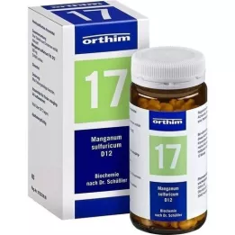 BIOCHEMIE Orthim 17 Manganum sulfuricum D 12 tabletti, 400 tk