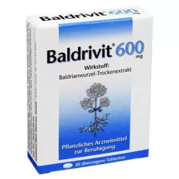 BALDRIVIT 600 mg kaetud tabletid, 20 tk