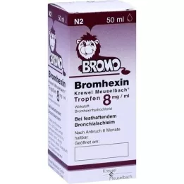 BROMHEXIN Krewew meselb.droppten 8mg/ml, 50 ml
