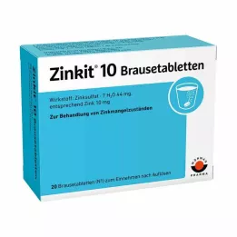 ZINKIT 10 kihisevat tabletti, 20 tk