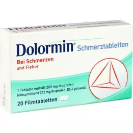 DOLORMIN kilega kaetud tabletid, 20 tk