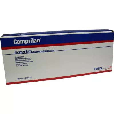 COMPRILAN elast.binde 6 cmx5 m, 10 tk