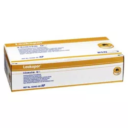 LEUKOPOR 2,5 cmx5 m, 12 tk