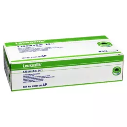 LEUKOSILK 1,25 cmx5 m, 24 tk