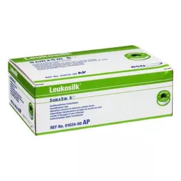 LEUKOSILK 5 cmx5 m, 6 tk