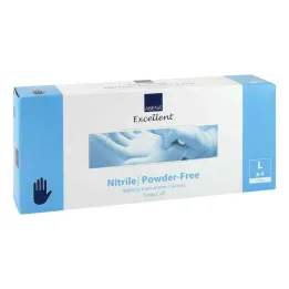 Nitriilkindad puudrivabad x-long suured, 100 tk
