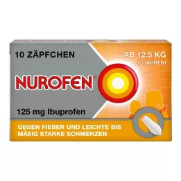 NUROFEN Junior 125 mg ravimküünlad, 10 tk