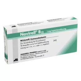 NOVIRELL B12 1 mg süstimislahus, 10x1 ml