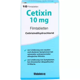CETIXIN 10 mg kilega kaetud tabletid, 10 tk