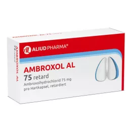 AMBROXOL AL 75 retard toimeainet prolongeeritult vabastavat kapslit, 20 tk