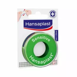 HANSAPLAST Kinnitusplaaster Sensitive 1,25 cm x 5 m, 1 tk
