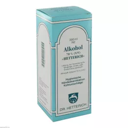 ALKOHOL 70% V/V Hetterich, 200 ml