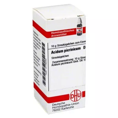 ACIDUM PICRINICUM D 6 Globuli, 10 g