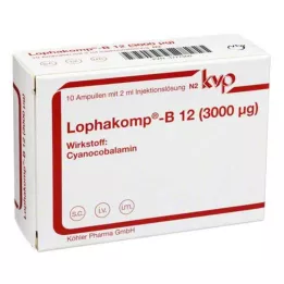LOPHAKOMP B12 3000 μg süstelahus, 10X2 ml