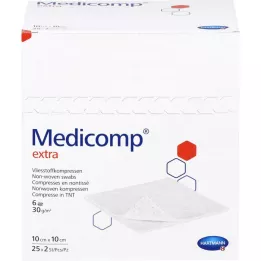Medicamp Extra tihendus 10x10 cm steriilne, 25x2 tk