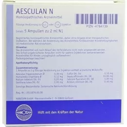 AESCULAN n ampullid, 5x2 ml