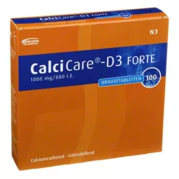 CALCICARE D3 forte kihisevad tabletid, 100 tk