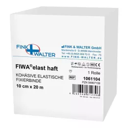 FIXIERBINDE ühtlane elastik 10 cmx20 m valge, 1 tk