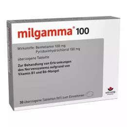 MILGAMMA 100 mg kaetud tabletid, 30 tk