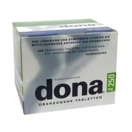 DONA 250 mg kaetud tabletid, 240 tk