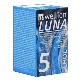 WELLION LUNA Kolesterooli testribad, 5 tk
