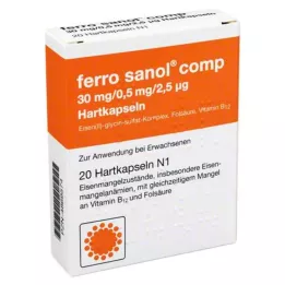 FERRO SANOL komp. Kaetud graanulitega kõvakapslid, 20 tk