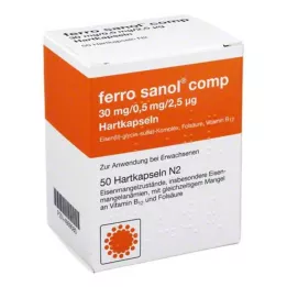FERRO SANOL komp. Kaetud graanulitega kõvakapslid, 50 tk
