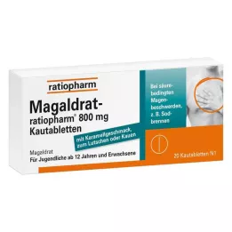 MAGALDRAT-ratiopharm 800 mg tabletid, 20 tk