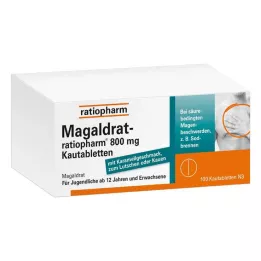 MAGALDRAT-ratiopharm 800 mg tabletid, 100 tk
