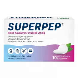 SUPERPEP Reisinärimiskummidražeed 20 mg, 10 tk