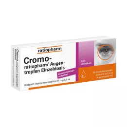 CROMO-RATIOPHARM Silmatilgad ühekordne annus, 20X0,5 ml