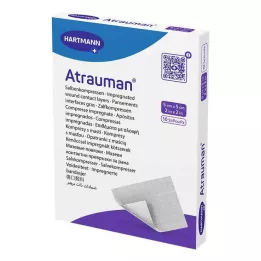 ATRAUMAN 5x5 cm steriilsed kompressid, 10 tk