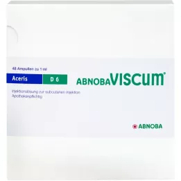ABNOBAVISCUM Aceris D 6 ampullid, 48 tk