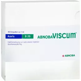 ABNOBAVISCUM Aceris D 20 ampullid, 48 tk