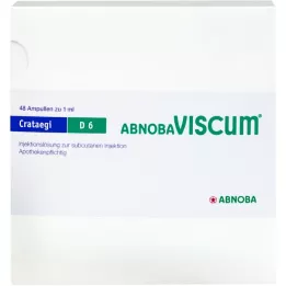 ABNOBAVISCUM Crataegi D 6 ampulli, 48 tk