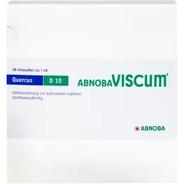 ABNOBAVISCUM Quercus D 10 ampulli, 48 tk