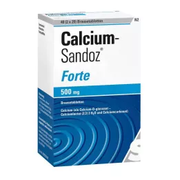 CALCIUM SANDOZ forte kihisevad tabletid, 2X20 tk