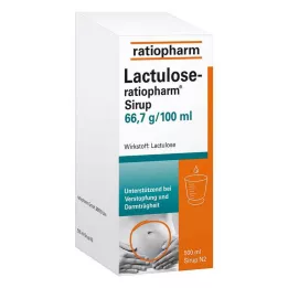 LACTULOSE-ratiopharm siirup, 500 ml
