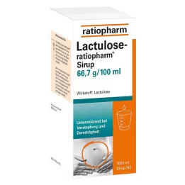 LACTULOSE-ratiopharm siirup, 1000 ml