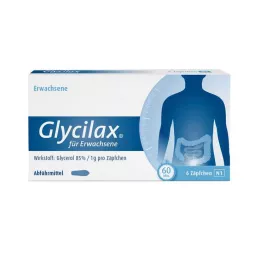 GLYCILAX Suposiidid täiskasvanutele, 6 tk