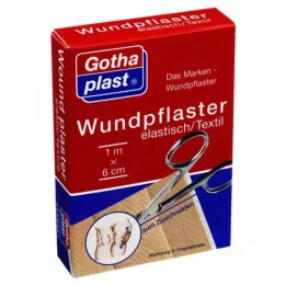 GOTHAPLAST Haavaside elastik 6 cm x 1 m lõigatud, 1 tk