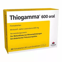 THIOGAMMA 600 suukaudset õhukese polümeerikattega tabletti, 30 tk
