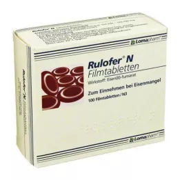 RULOFER N õhukese polümeerikattega tabletid, 100 tk