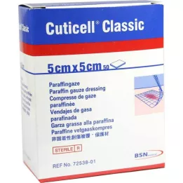 CUTICELL Klassikaline haavamarli 5x5 cm, 50 tk