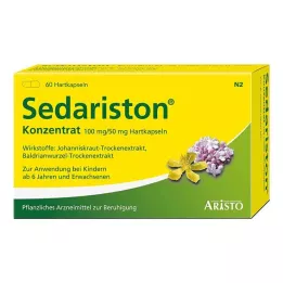 SEDARISTON Kontsentraadiga kõvakapslid, 60 tk