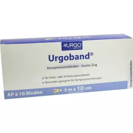 URGOBAND Lühike veniv side 10 cmx5 m, 10 tk