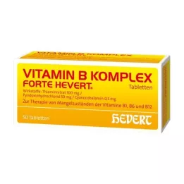 VITAMIN B KOMPLEX Forte Hevert tabletid, 50 tk