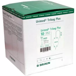 URIMED Tribag Plus uriinijalakott 500 ml 50 cm ster., 10 tk